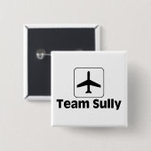 Team Sully Vierkante Button 5,1 Cm (Voorkant /achterkant)