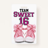 Team Sweet 16 Badge - Bekijk terug (Voorkant)