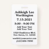 Team Sweet 16 Badge - Bekijk terug (Achterkant)