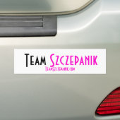 Team Szczepanik bumpersticker (Op auto)