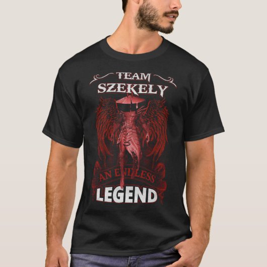 Team SZEKELY - An Endless LEGEND T-shirt (Voorkant)