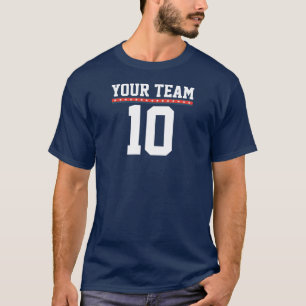 Team T-shirt met sterren op maat