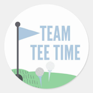 Team T-shirt Tijd Baby Gender Voorspelling Sticker