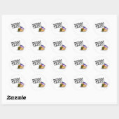 Team Taco Taco Ronde Sticker (Vel)