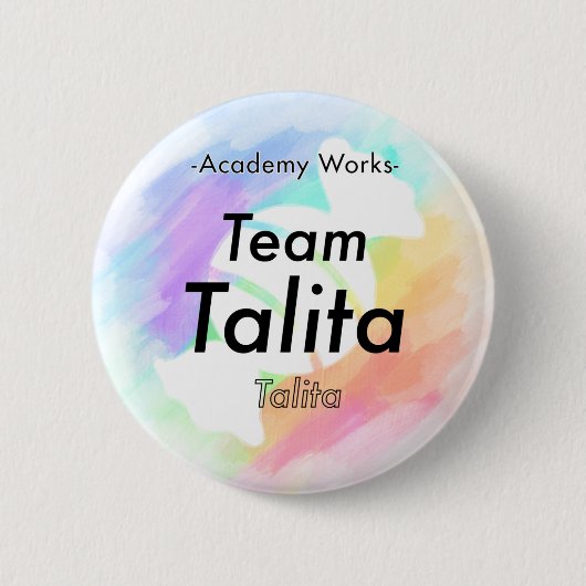 Team Talita - Academy Works Button (Voorkant)
