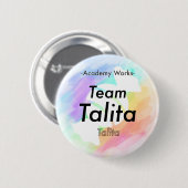 Team Talita - Academy Works Button (Voorkant /achterkant)