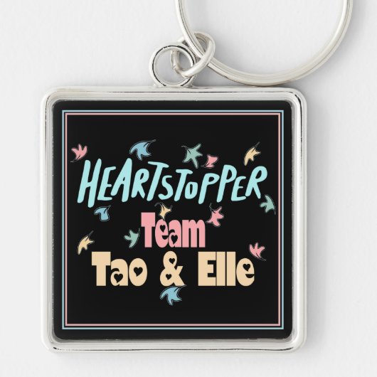 Team Tao en Elle Black Sleutelhanger (Voorkant)