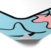 Team Tao en Elle White Poster (Hoek)