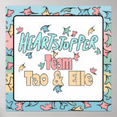 Team Tao en Elle White Poster (Voorkant)