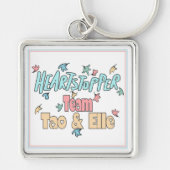 Team Tao en Elle White Sleutelhanger (Voorkant)