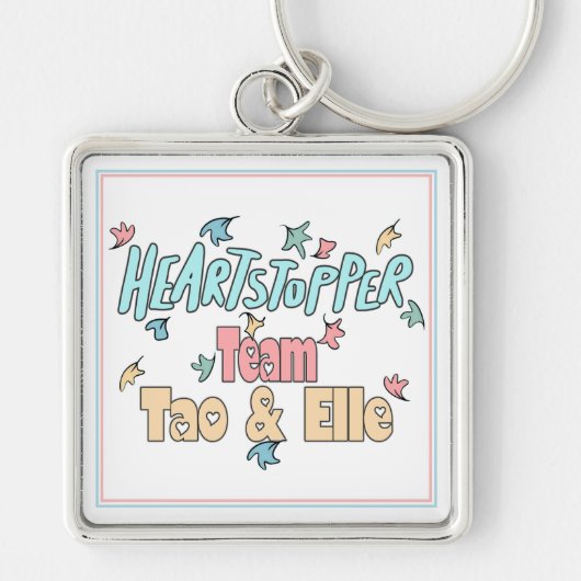 Team Tao en Elle White Sleutelhanger (Voorkant)