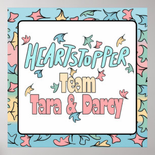 Team Tara en Darcy White Poster