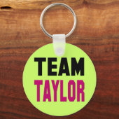 Team Taylor Sleutelhanger (Voorkant)