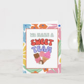 Team Teacher Vrijwilliger Collega Bedankt Card (Voorkant)