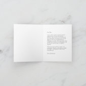 Team Teacher Vrijwilliger Collega Bedankt Card (Binnen)