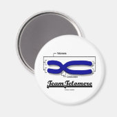 Team Telomere (Biology Humor) Magneet (Voorkant / Achterkant)