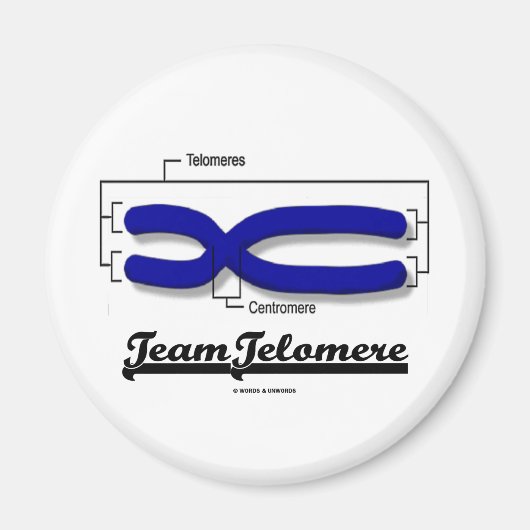 Team Telomere (Biology Humor) Magneet (Voorkant)