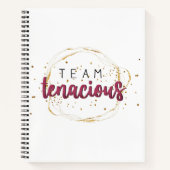 Team Tenacious notebook Notitieboek (Voorkant)