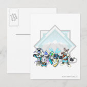 Team Terror Mountain Group Briefkaart (Voorkant / Achterkant)