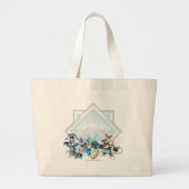 Team Terror Mountain Group Grote Tote Bag (Voorkant)