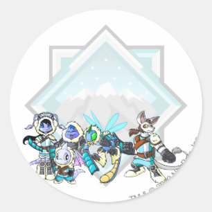 Team Terror Mountain Group Ronde Sticker