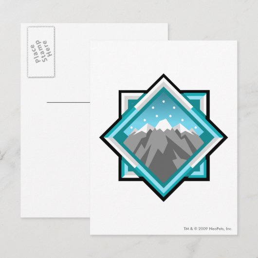 Team Terror Mountain Logo Briefkaart (Voorkant / Achterkant)