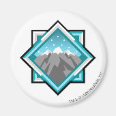 Team Terror Mountain Logo Magneet (Voorkant)