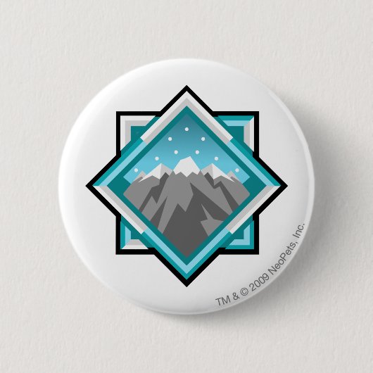 Team Terror Mountain Logo Ronde Button 5,7 Cm (Voorkant)