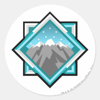 Team Terror Mountain Logo Ronde Sticker