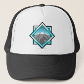 Team Terror Mountain Logo Trucker Pet (Voorkant)