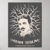 Team Tesla Poster (Voorkant)