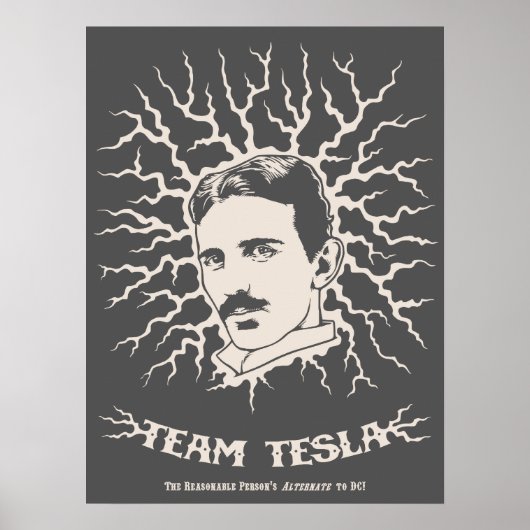Team Tesla Poster (Voorkant)