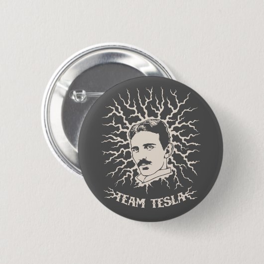 Team Tesla Ronde Button 5,7 Cm (Voorkant /achterkant)