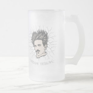 Team Tesla Static Hair Matglas Bierpul