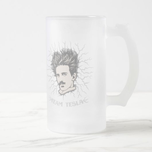 Team Tesla Static Hair Matglas Bierpul (Rechts)