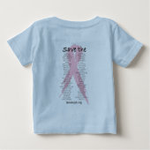 Team Tessa Baby T-shirt - blauw (Achterkant)