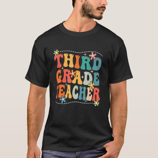 Team Third Grade 3rd Grade Teacher Back To School  T-shirt (Voorkant)