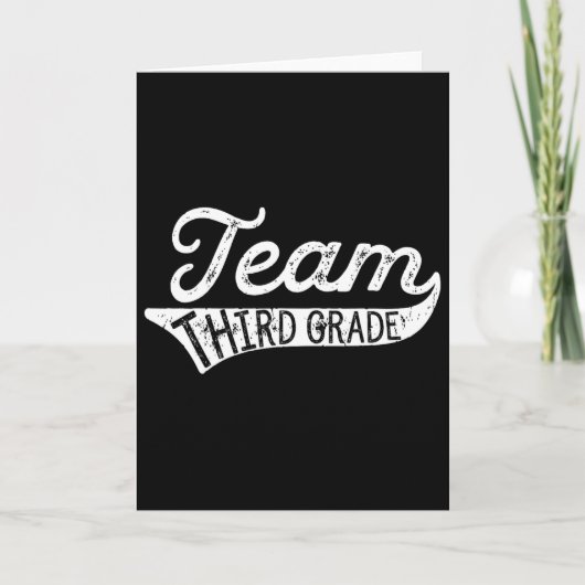Team Third Grade - Student Teacher Ck To School Kaart (Voorkant)
