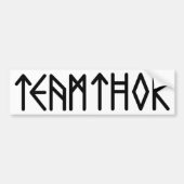 Team Thor Bumpersticker (Voorkant)
