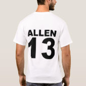 Team Thunder Jersey - Aangepast voor ALLEN T-shirt (Achterkant)