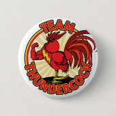 Team Thundercock Merchandise Ronde Button 5,7 Cm (Voorkant)