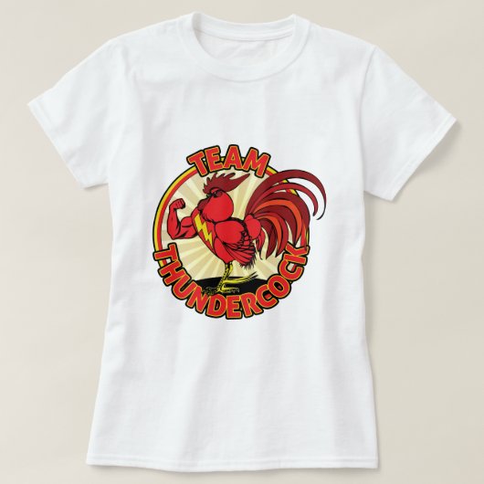 Team Thundercock T-shirt (Design voorkant)