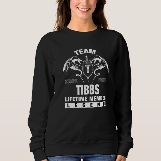 Team Tibbs-lid voor het leven Trui (Voorkant)