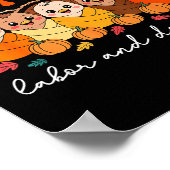 Team Tiny Turkeys Labor And Delivery Nurse Thanksg Poster (Hoek)