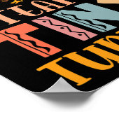 Team Tiny Turkeys Verpleegkundige Thanksgiving Her Poster (Hoek)