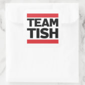 Team Tish Vierkante Sticker (Tas)