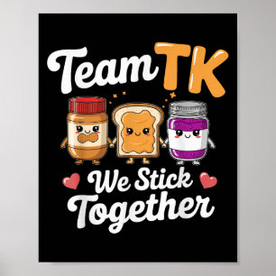 Team to Teacher Transitional Kindergarten Terug na Poster