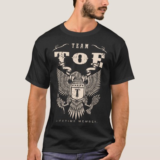 Team TOE Levenslang Lid. T-shirt (Voorkant)