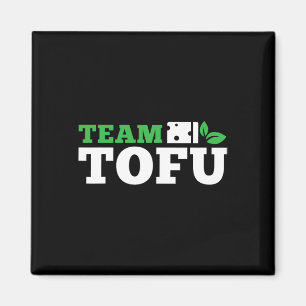 Team Tofu Workout Vegan Bodybuilding Fitness Plant Magneet