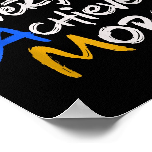 Team Together Everyone Achieves More Teamwork Moti Poster (Hoek)